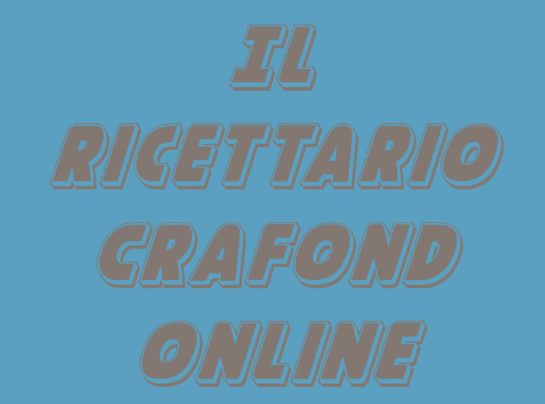 Ricettario Crafond online